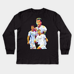 Real Madrid Trio WPAP Kids Long Sleeve T-Shirt